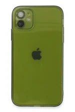 Newface iPhone 12 Kılıf Fly Lens Silikon - Yeşil