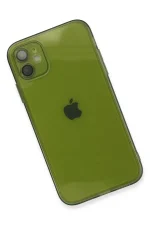 Newface iPhone 12 Kılıf Fly Lens Silikon - Yeşil - Görsel 3