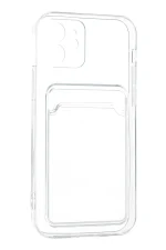 Newface iPhone 12 Kılıf Kart Şeffaf Silikon - Şeffaf - Görsel 4