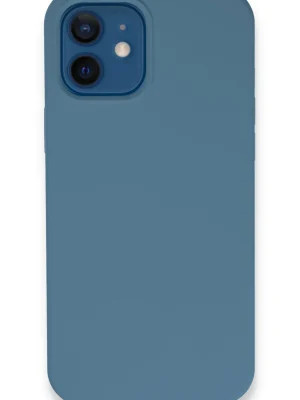 Newface iPhone 12 Kılıf Lansman Legant Silikon - Açık Mavi