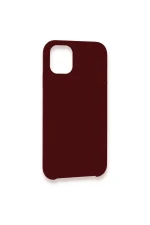 Newface iPhone 12 Kılıf Lansman Legant Silikon - Bordo - Görsel 3