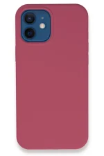 Newface iPhone 12 Kılıf Lansman Legant Silikon - Fuşya