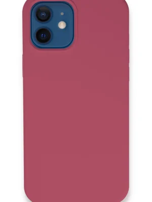 Newface iPhone 12 Kılıf Lansman Legant Silikon - Fuşya
