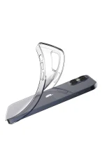 Newface iPhone 12 Kılıf Lüx Şeffaf Silikon - Görsel 2