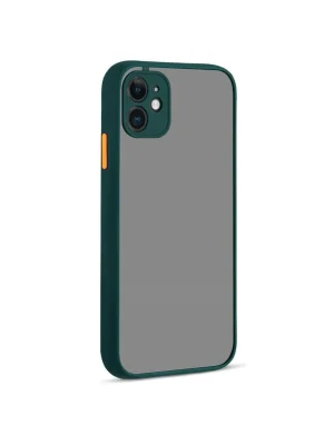 Newface iPhone 12 Kılıf Montreal Silikon Kapak - Yeşil