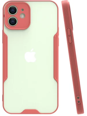 Newface iPhone 12 Kılıf Platin Silikon - Pembe