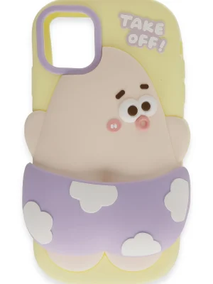 Newface iPhone 12 Kılıf Poky Karakter Silikon Kapak - Desen 5