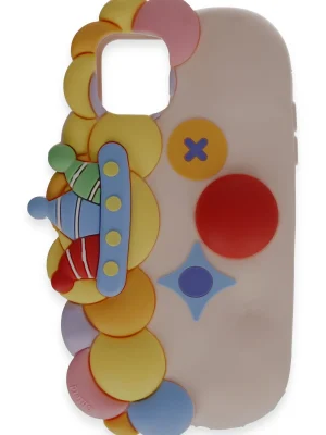 Newface iPhone 12 Kılıf Poky Karakter Silikon Kapak - Desen 7