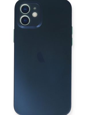 Newface iPhone 12 Kılıf PP Ultra İnce Kapak - Mavi
