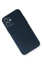 Newface iPhone 12 Kılıf PP Ultra İnce Kapak - Mavi - Görsel 3