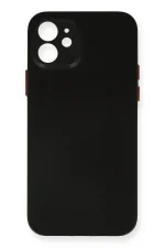 Newface iPhone 12 Kılıf PP Ultra İnce Kapak - Siyah