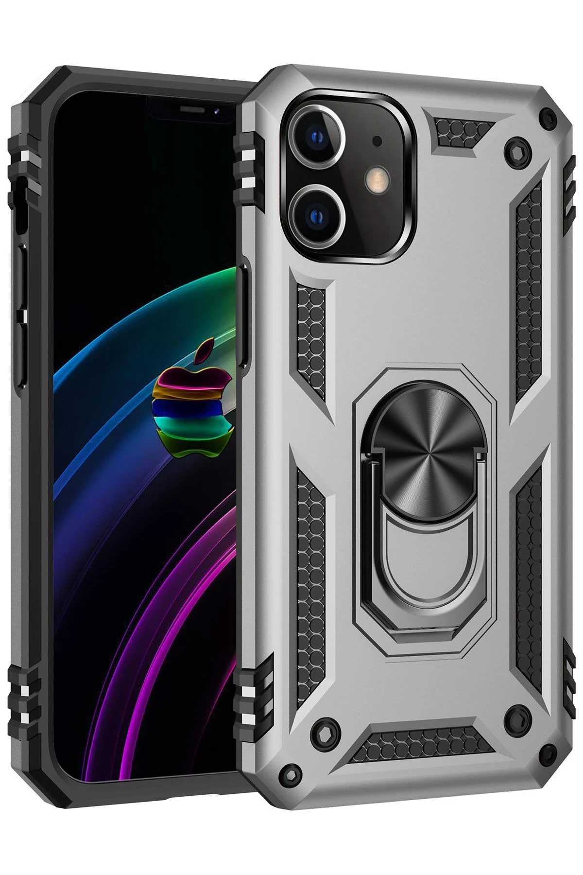 newface-iphone-12-kilif-sofya-yuzuklu-silikon-kapak-gumus-default.webp Newface iPhone 12 Kılıf Sofya Yüzüklü Silikon Kapak - Gümüş - Görsel 1