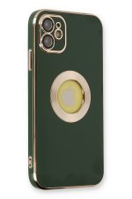 Newface iPhone 12 Kılıf Store Silikon - Yeşil