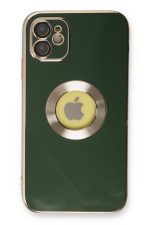 Newface iPhone 12 Kılıf Store Silikon - Yeşil - Görsel 4