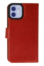 Newface iPhone 12 Kılıf Trend S Plus Kapaklı Kılıf - Kırmızı