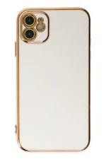 Newface iPhone 12 Kılıf Volet Silikon - Beyaz - Görsel 2