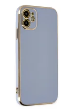 Newface iPhone 12 Kılıf Volet Silikon - Mavi