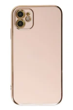 Newface iPhone 12 Kılıf Volet Silikon - Pembe - Görsel 2
