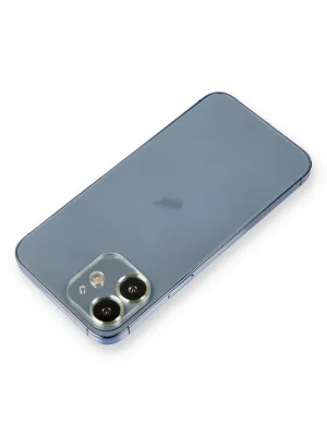 Newface iPhone 12 Metal Kamera Lens Koruma Cam - Açık Yeşil