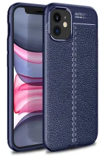 Newface iPhone 12 Mini Kılıf Auto Focus Kapak - Lacivert