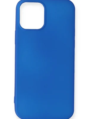 Newface iPhone 12 Mini Kılıf First Silikon - Mavi