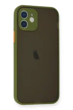 Newface iPhone 12 Mini Kılıf Montreal Silikon Kapak - Açık Yeşil - Görsel 2