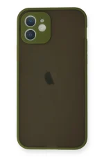 Newface iPhone 12 Mini Kılıf Montreal Silikon Kapak - Açık Yeşil