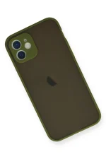 Newface iPhone 12 Mini Kılıf Montreal Silikon Kapak - Açık Yeşil - Görsel 3