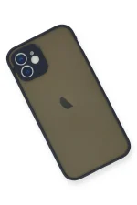 Newface iPhone 12 Mini Kılıf Montreal Silikon Kapak - Lacivert - Görsel 3