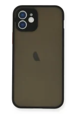 Newface iPhone 12 Mini Kılıf Montreal Silikon Kapak - Siyah