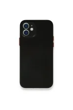 Newface iPhone 12 Mini Kılıf PP Ultra İnce Kapak - Siyah
