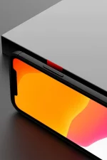 Newface iPhone 12 Mini Kılıf Range Yüzüklü Silikon - Mavi - Görsel 8