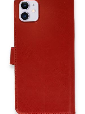 Newface iPhone 12 Mini Kılıf Trend S Plus Kapaklı Kılıf - Kırmızı