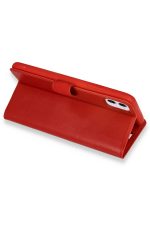 Newface iPhone 12 Mini Kılıf Trend S Plus Kapaklı Kılıf - Kırmızı - Görsel 3