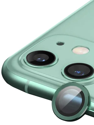 Newface iPhone 12 Mini Raze Metal Kamera Lens - Yeşil