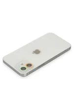 Newface iPhone 12 Mini Renkli Kamera Lens Koruma Cam - Turuncu-Yeşil - Görsel 2