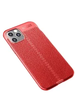 Newface iPhone 12 Pro Kılıf Auto Focus Kapak - Kırmızı - Görsel 2