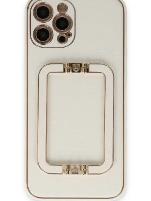 Newface iPhone 12 Pro Kılıf Coco Elit Kapak - Beyaz
