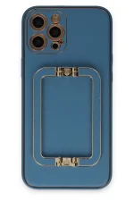 Newface iPhone 12 Pro Kılıf Coco Elit Kapak - Mavi