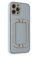 Newface iPhone 12 Pro Kılıf Coco Elit Kapak - Turkuaz - Görsel 2