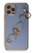 Newface iPhone 12 Pro Kılıf Esila Silikon - Gri - Görsel 2