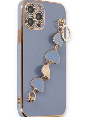 Newface iPhone 12 Pro Kılıf Esila Silikon - Gri