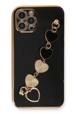 Newface iPhone 12 Pro Kılıf Esila Silikon - Siyah - Görsel 2