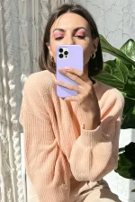 Newface iPhone 12 Pro Kılıf First Silikon - Kırmızı - Görsel 2