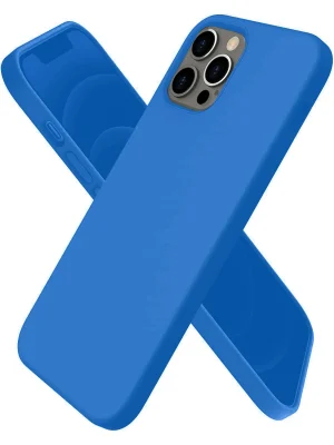 Newface iPhone 12 Pro Kılıf First Silikon - Mavi