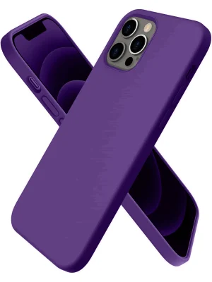 Newface iPhone 12 Pro Kılıf First Silikon - Mürdüm