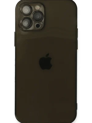 Newface iPhone 12 Pro Kılıf Fly Lens Silikon - Siyah