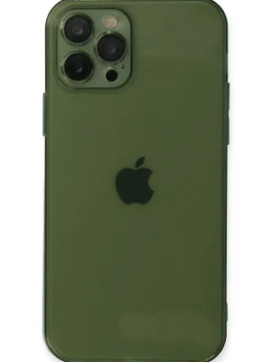 Newface iPhone 12 Pro Kılıf Fly Lens Silikon - Yeşil
