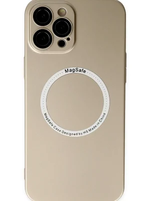 Newface iPhone 12 Pro Kılıf Jack Magneticsafe Lens Silikon - Gold
