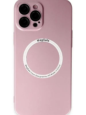 Newface iPhone 12 Pro Kılıf Jack Magneticsafe Lens Silikon - Rose Gold